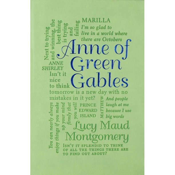 Word Cloud Classics Anne of Green Gables
