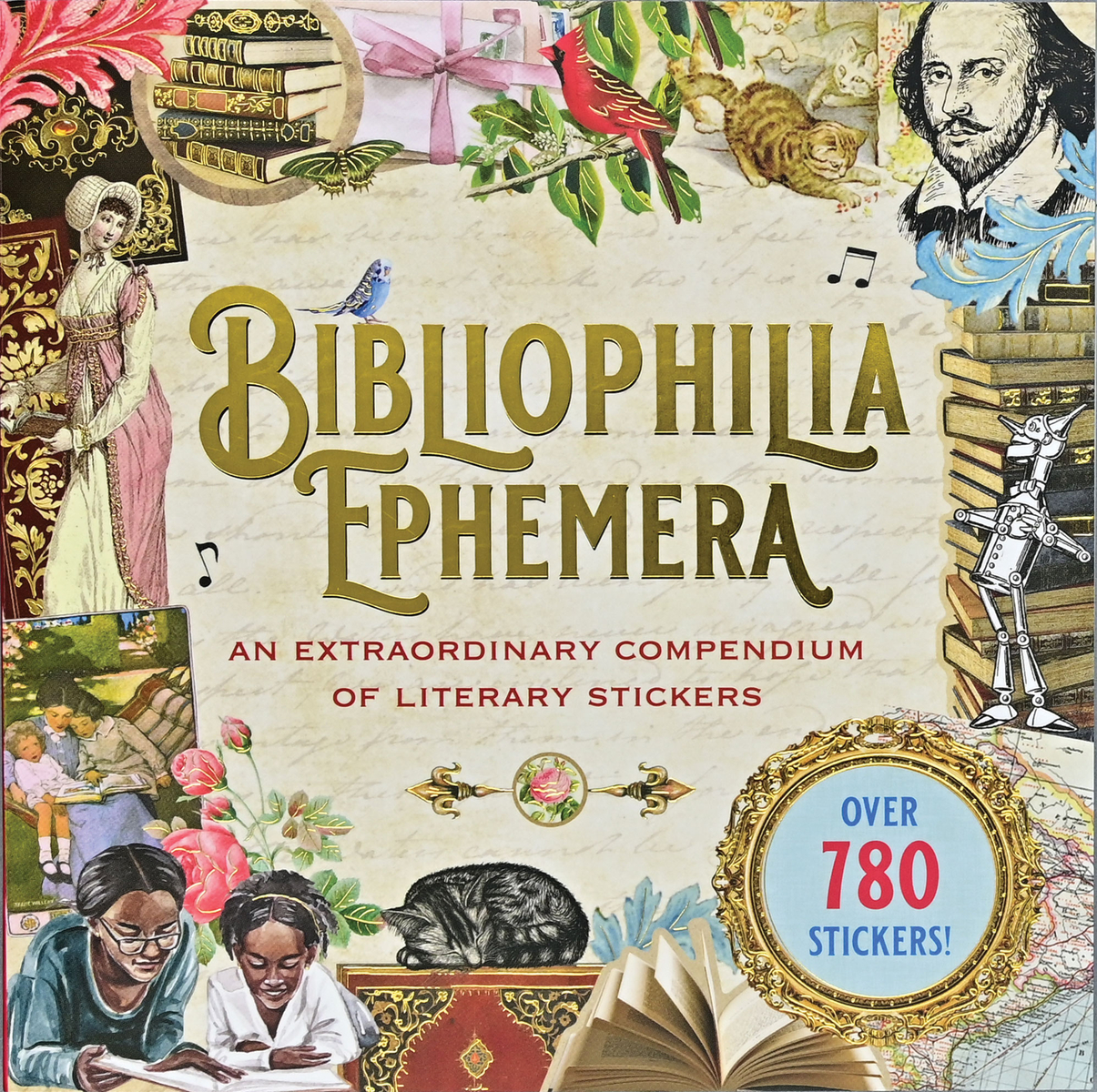 Bibliophile Ephemera Sticker Book
