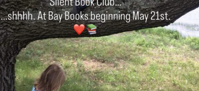 Join us for our Silent Book Club.