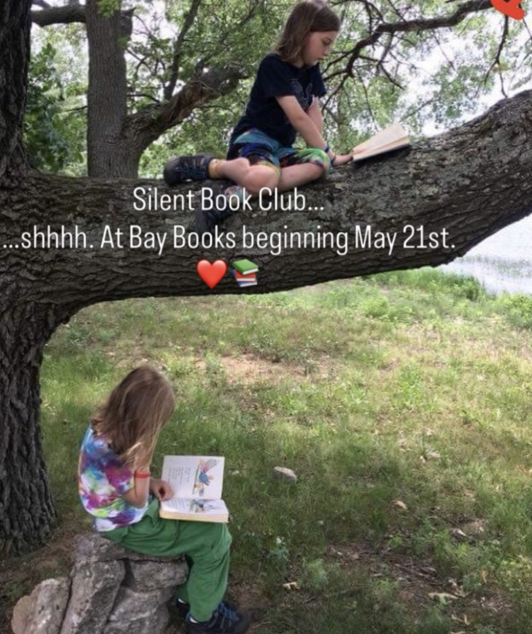 Join us for our Silent Book Club.